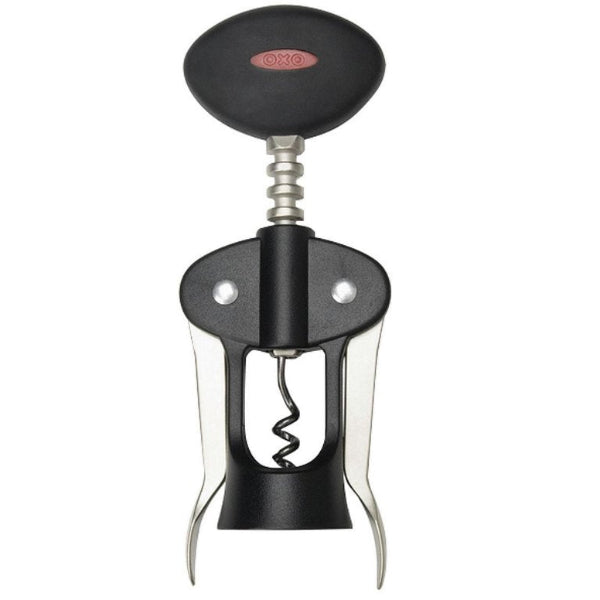 Sturdy corkscrew with ergonomic handle for effortless and smooth wine opening.