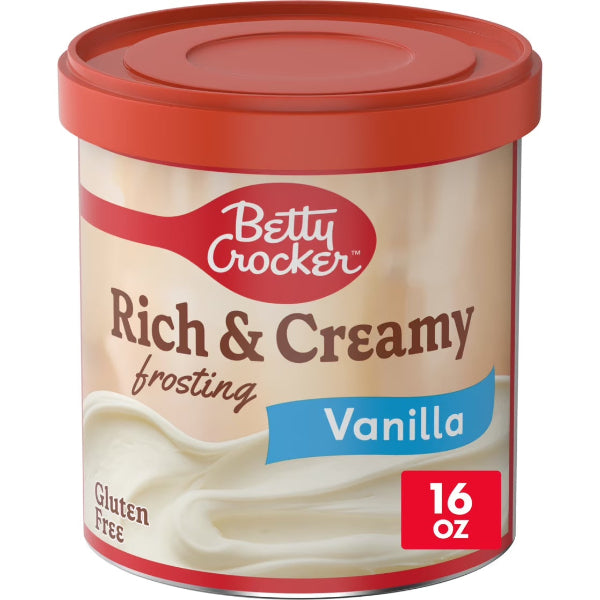 Smooth and luscious, Betty C. Rich & Creamy Vanilla Frosting adds a sweet, velvety finish to any cake or cupcake.