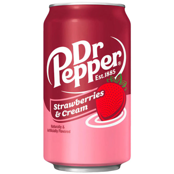 A delicious fusion of Dr Pepper’s signature flavors with sweet, creamy strawberry indulgence.