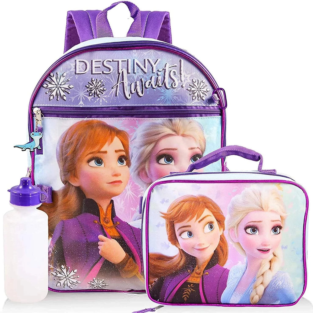 Frozen 2 Backpack & Lunch Box, Purple