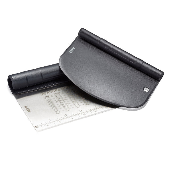 GEFU Dutto Set of 2 Dough Scrapers – Durable scrapers for effortless dough handling and baking prep.