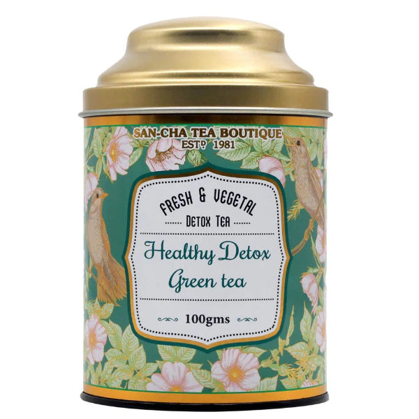 Refreshing loose-leaf green tea crafted for a healthy detox and natural wellness boost.