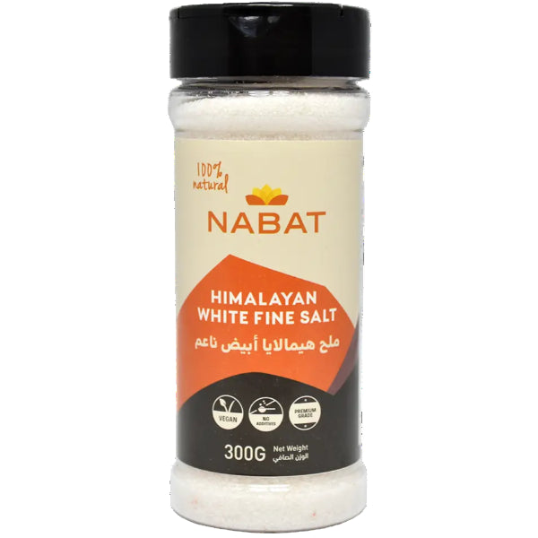 Pure, mineral-rich white salt in a convenient shaker, ideal for effortless everyday seasoning