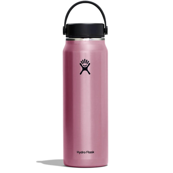 Hydro Flask Wide Mouth Trail Bottle, Pink  lightweight and keeps drinks hot or cold