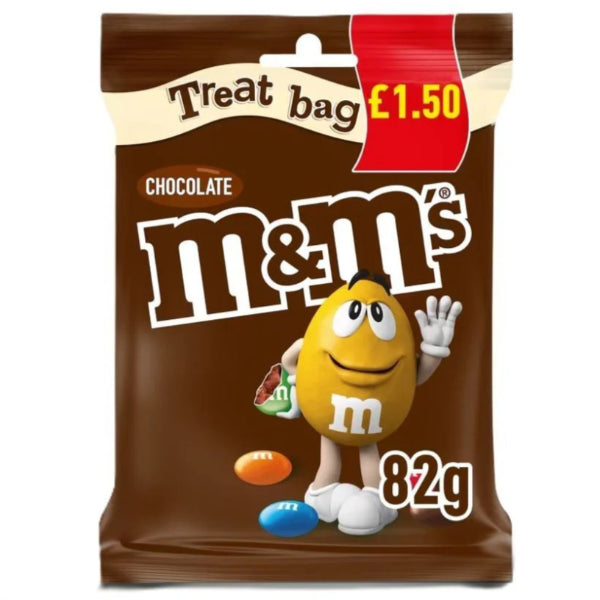 Smooth milk chocolate pieces coated in a vibrant, crunchy candy shell