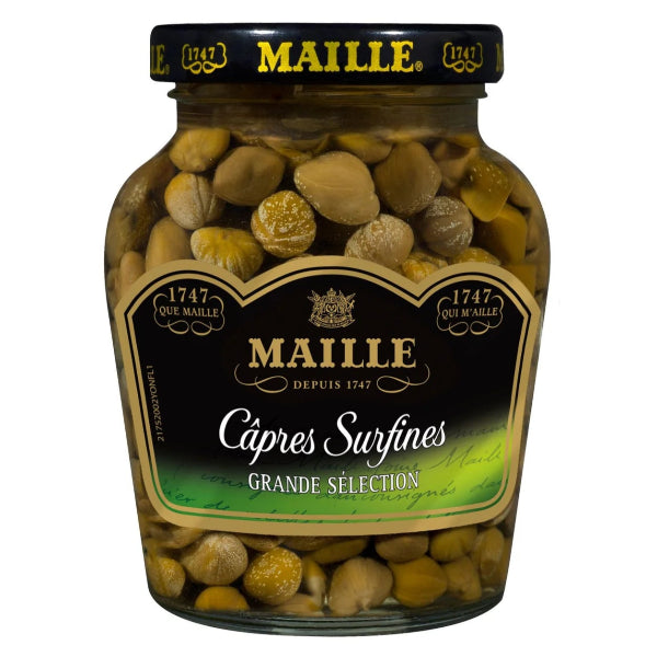 Delicately tangy and salty, these premium capers are handpicked for their small size and bold flavor