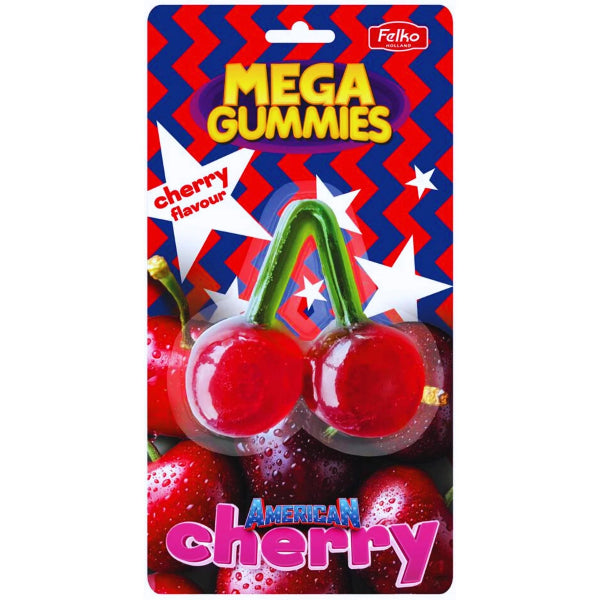 Juicy cherry-shaped gummies packed with sweet, tangy flavor and a satisfyingly chewy bite.