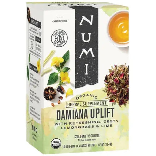 A refreshing herbal blend of damiana, zesty lemon, and lime, crafted to energize and uplift your senses.