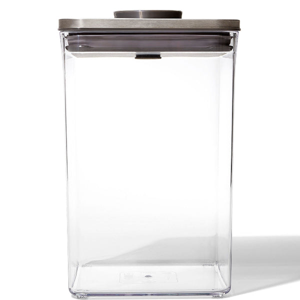 OXO POP Square Container, Medium, 4.4 Qt – airtight and easy to stack