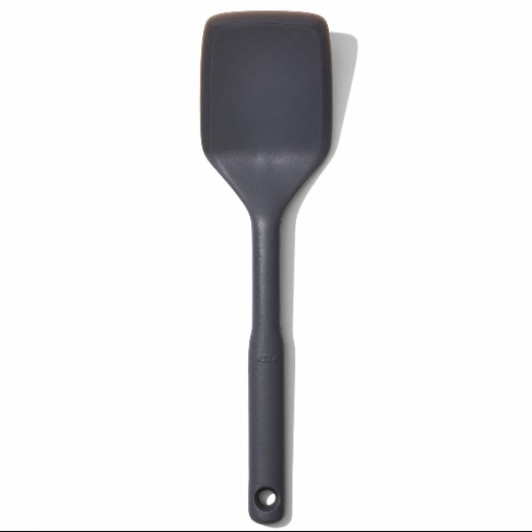 OXO Good Grips Silicone Turner, Peppercorn heat-resistant and easy to flip