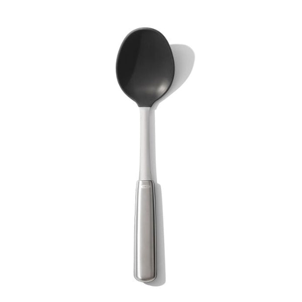 OXO Steel Silicone Cooking Spoon – Durable and heat-resistant spoon for effortless cooking and stirring.