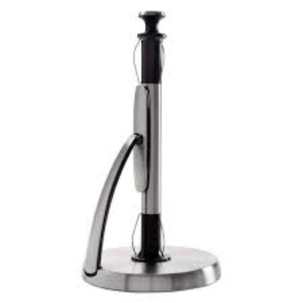 OXO Good Grips SimplyTear Paper Towel Holder, Stainless Steel – sturdy, sleek, and allows smooth one-handed tearing
