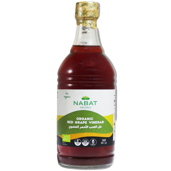 A naturally fermented vinegar with a rich, tangy flavor, perfect for dressings, marinades, and wellness drinks