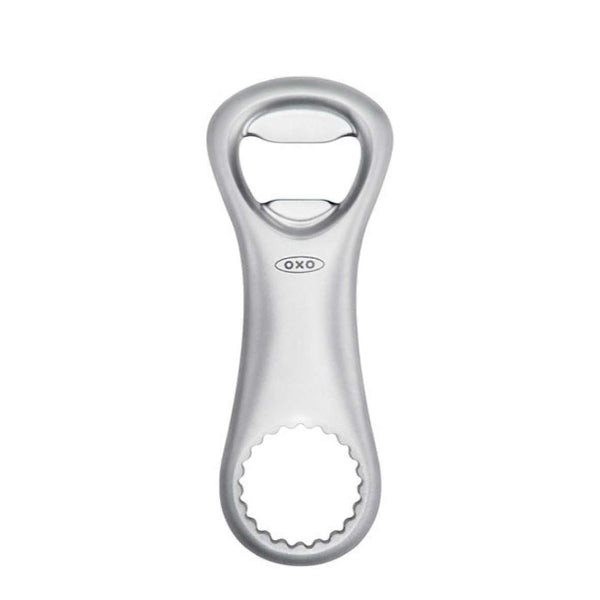 OXO Steel Die-Cast Bottle Opener – sturdy and effortless bottle opening.