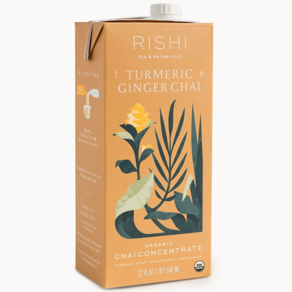 A bold, warming blend of turmeric, ginger, and chai spices in a ready-to-use concentrate, perfect for creating vibrant lattes and iced drinks.