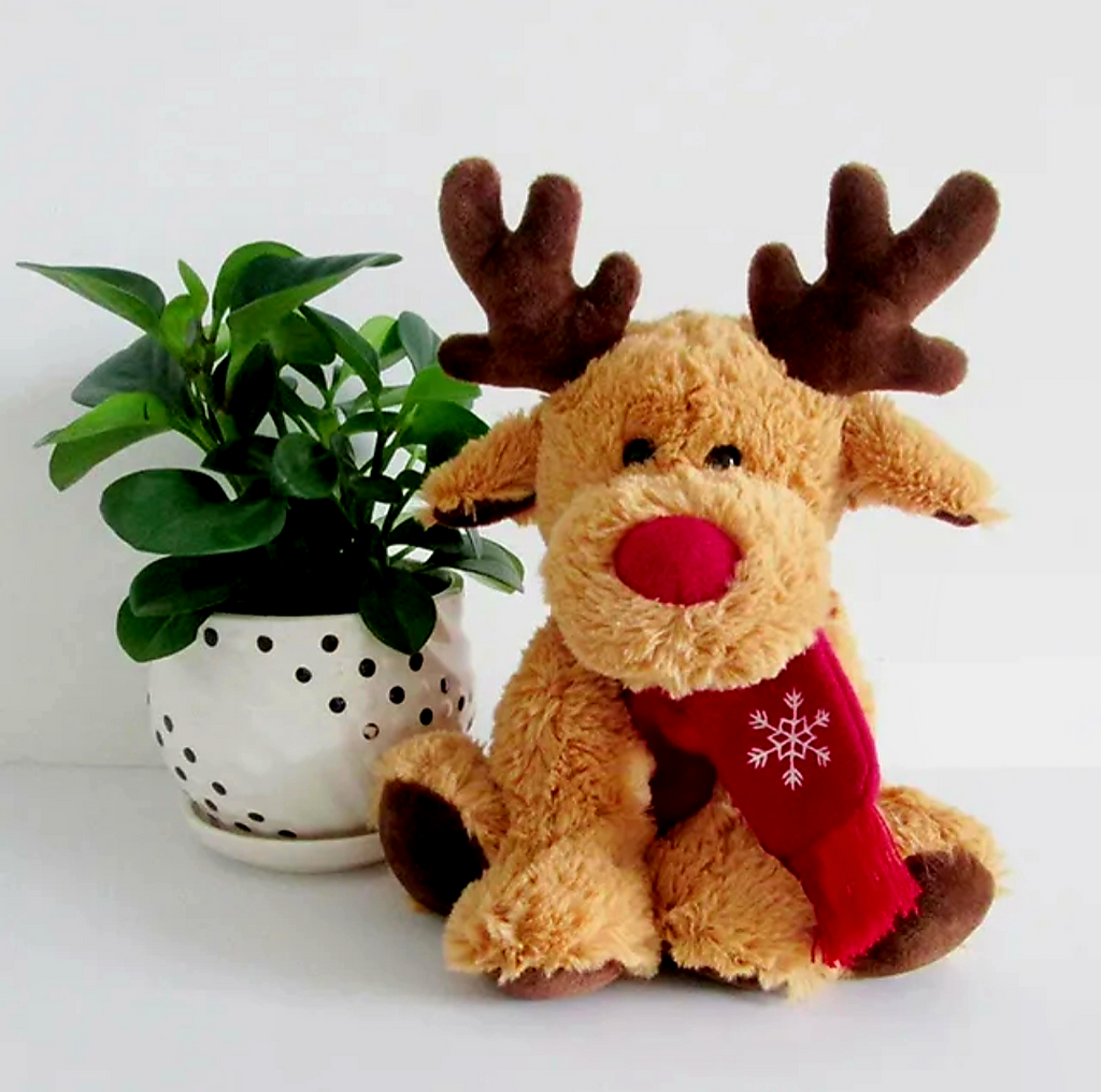 A.W. Plush Reindeer, 30 cm