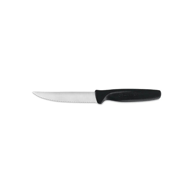 Wüsthof Create black pizza and steak knife, 10 cm, ideal for effortless slicing of pizza and meats.