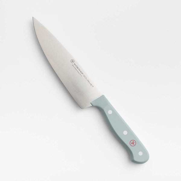 the Wüsthof Gourmet Utility Knife Light Blue 10 cm is perfect for everyday kitchen tasks.