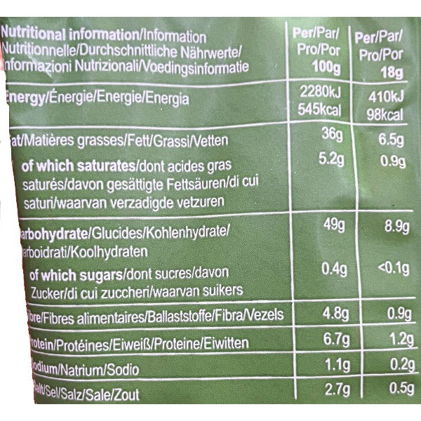 Abakus Seaweed Crisps Salt /Vinegar 18g (BB: 01-06-2024)