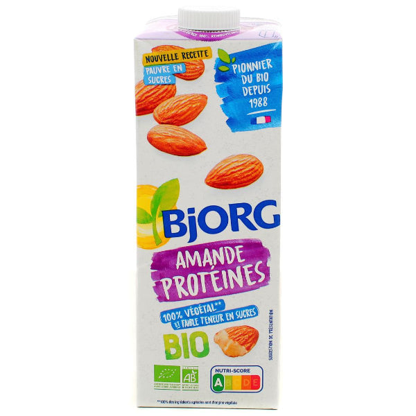 almond-protein-milk
