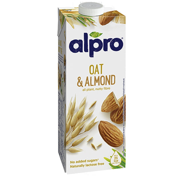 a creamy, plant-based beverage that combines the sweetness of oats with the nuttiness of roasted almonds