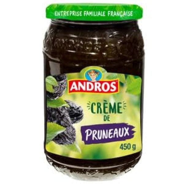 A rich, velvety fruit spread made from 65% prunes and a touch of sugar.