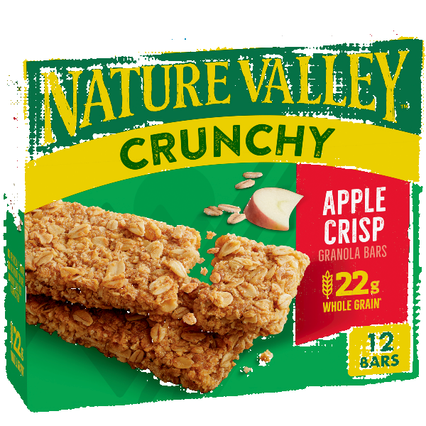 Combines hearty oats and sweet apple flavor for a crunchy, wholesome snack anytime.