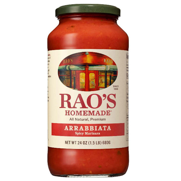 A bold, fiery tomato sauce slow-simmered in olive oil with Italian tomatoes, garlic, and crushed red pepper