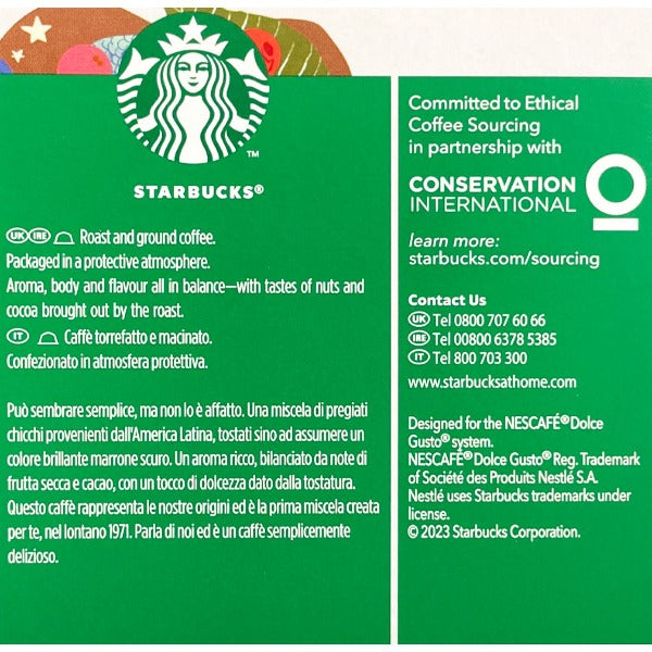 Starbucks Dolce Gusto Pods Med Americano, 102 g