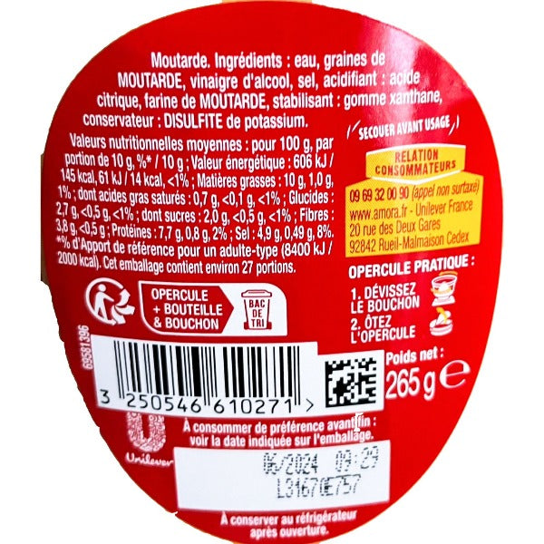 Amora Moutarde Souple, 265 g