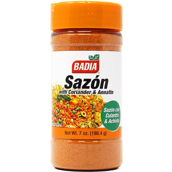 A vibrant Latin-style blend that adds warm color and zesty, herbaceous flavor to rice, stews, meats, and veggies.