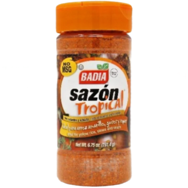 A fragrant Latin-style seasoning blend that adds vibrant color and savory, herby flavor to rice, stews, meats, and veggies.