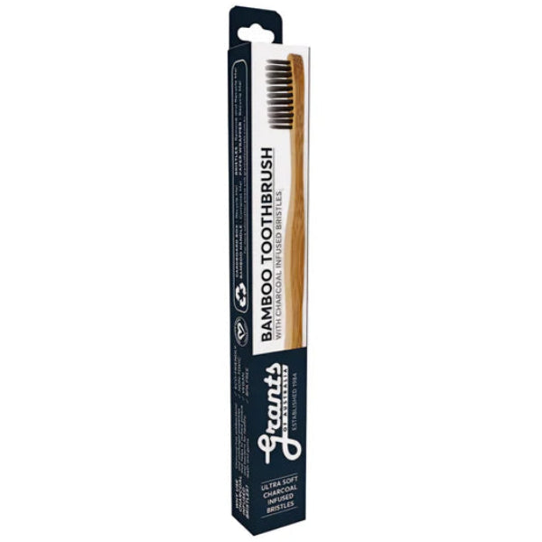 Features ultra soft, charcoal-infused bristles for a gentle and natural clean.
