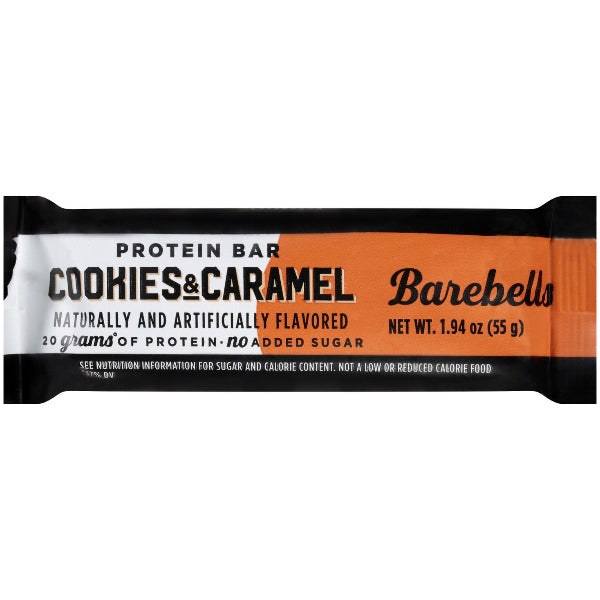 Blends sweet caramel and crunchy cookie pieces with a protein-packed, indulgent flavor in every bite
