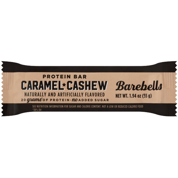 Blends sweet caramel and crunchy cashews with a protein-packed, indulgent snack you can enjoy anytime