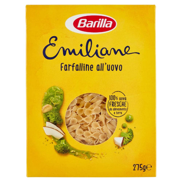 Delicate, egg-enriched bow-tie pasta perfect for light sauces, soups, or elegant pasta dishes.