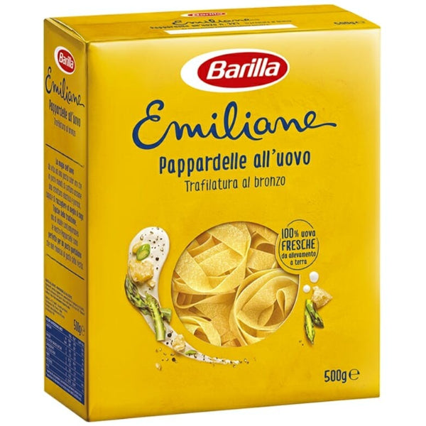 Wide, ribbon-like egg pappardelle crafted for hearty sauces and authentic Italian meals.