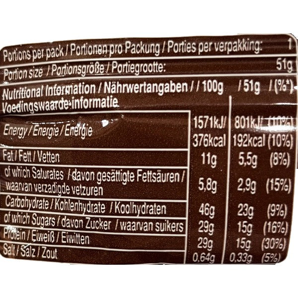 M&M's Hi-Protein Chocolate Bar, 51 g
