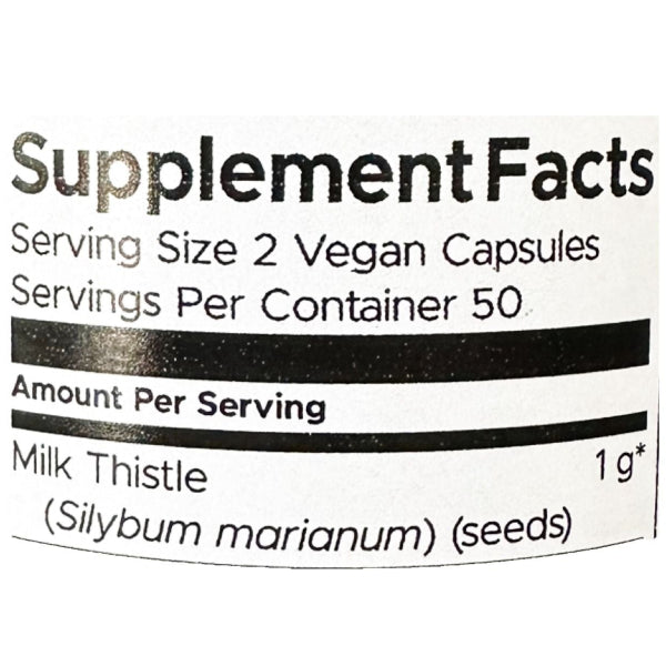Swanson Milk Thistle 500mg Per Cap, 100 Capsules
