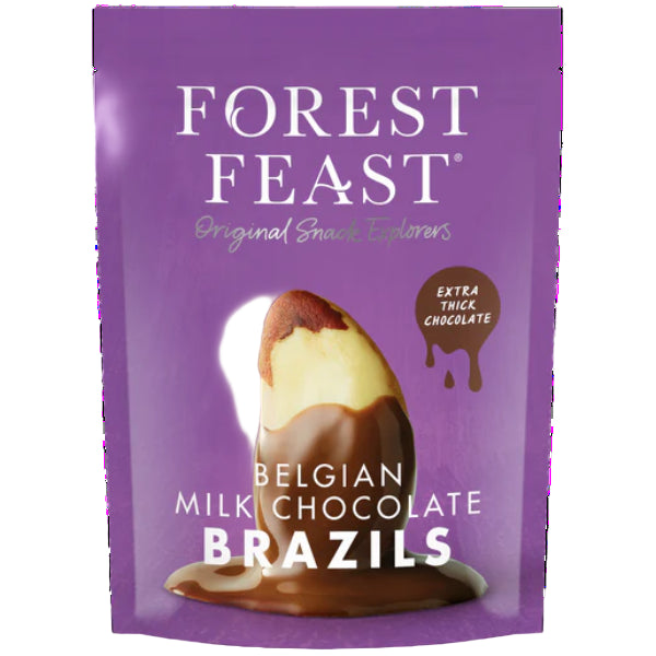 Combines creamy Belgian milk chocolate with crunchy, nutty Brazil nuts for a rich and satisfying treat.