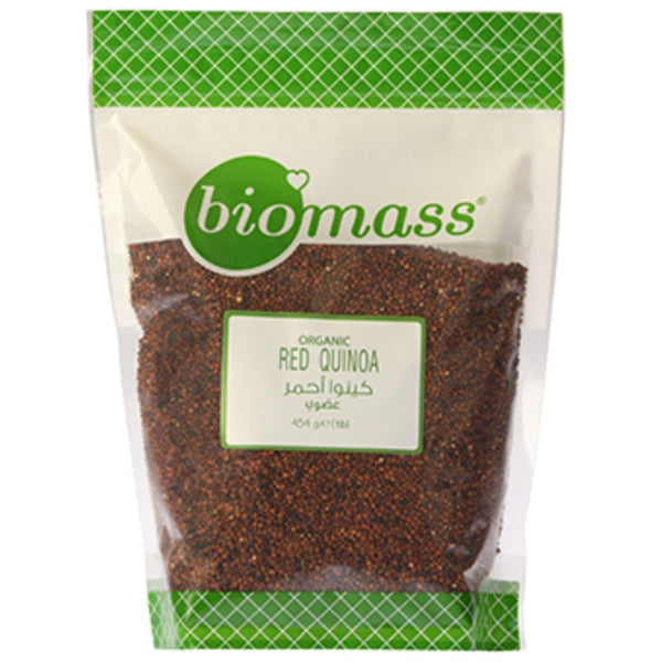 Organic, protein-packed red quinoa with a hearty texture and rich, nutty flavor