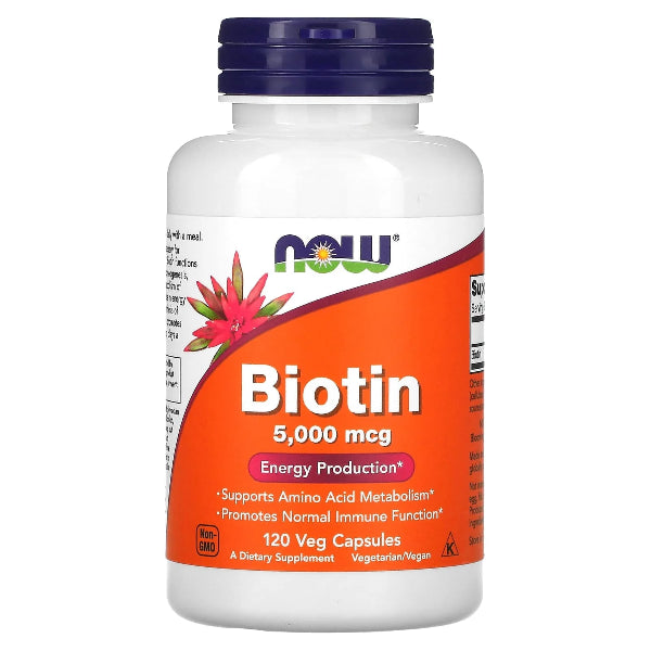 A high-strength vegetarian supplement supplying a potent 5,000 µg of biotin per capsule