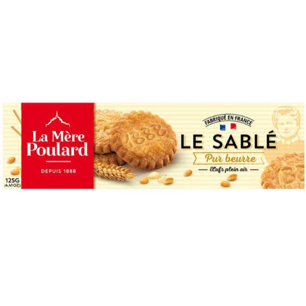 Classic French butter shortbread cookies made in Brittany with 22% French butter