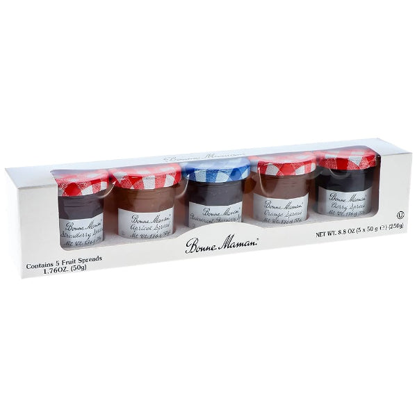 Offers a delightful selection of traditional French fruit preserves, each crafted with the finest ingredients