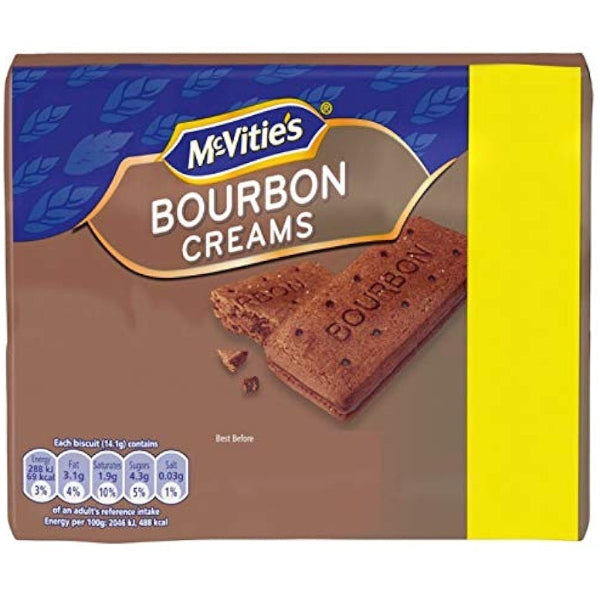 Chocolate biscuits filled with creamy cocoa-flavored filling.