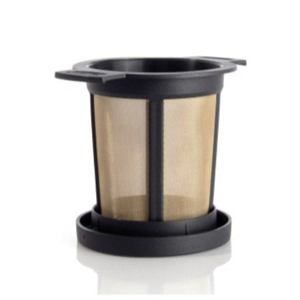 Durable stainless steel tea infuser with fine mesh for rich, flavorful brews.