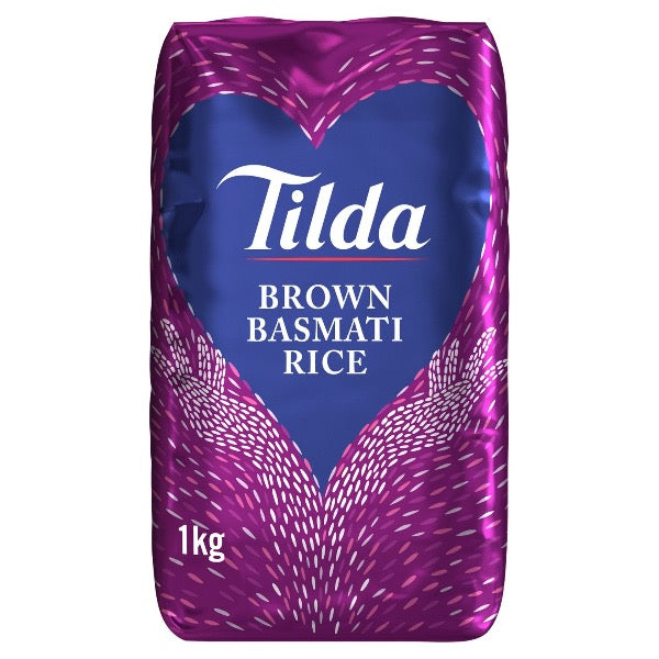 Tilda Wholegrain Brown Basmati 1kg