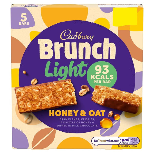 A light and crunchy blend of oats and honey, drizzled with smooth milk chocolate