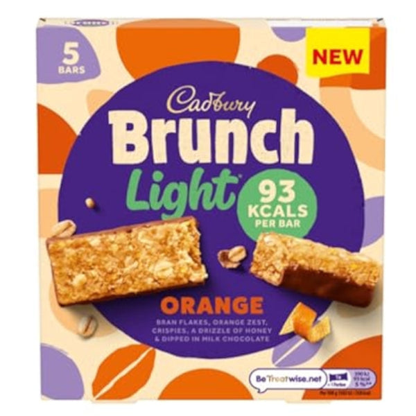 A zesty twist on a wholesome snack, combining crunchy cereals with orange flavor and a milk chocolate base
