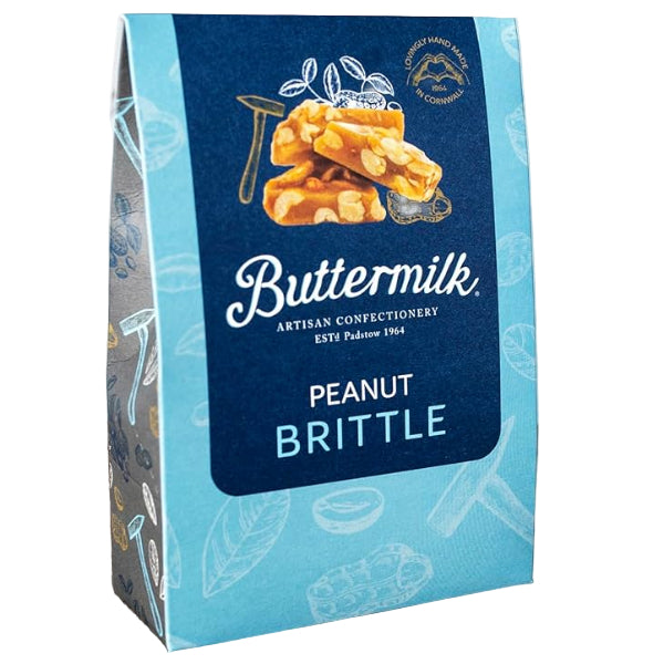 Buttermilk Crunchy Peanut Brittle, packed with roasted peanuts and sweet, buttery caramel in every bite.